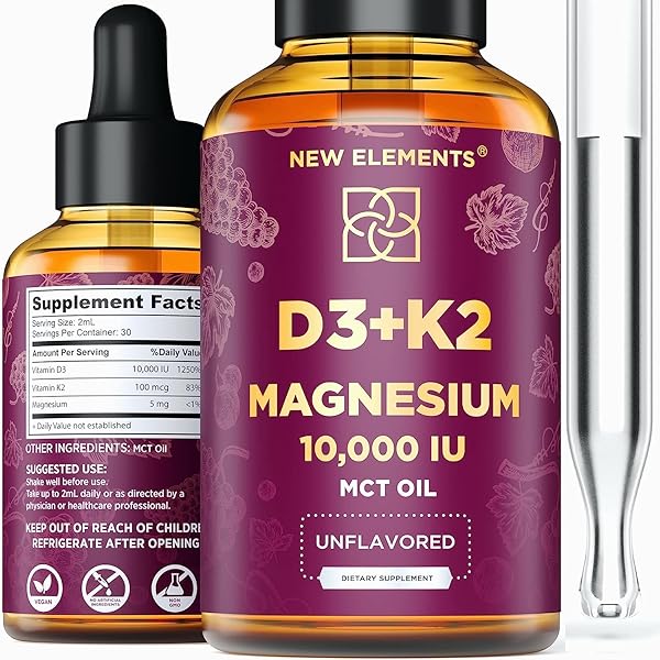 Liquid Vitamin D3 with Vitamin K2 and Magnesium MCT Oil Drops for Adults - Vitamin D3 10000 IU | Mk7 Vitamin K2 100mcg | Magnesium 5mg | VIT D3 K2 Supplement for Men & Women | Gluten Free Non-GMO in Pakistan in Pakistan Liquid Vitamin D3 with Vitamin K2 and Magnesium MCT Oil Drops for Adults - Vitamin D3 10000 IU | Mk7 Vitamin K2 100mcg | Magnesium 5mg | VIT D3 K2 Supplement for Men & Women | Gluten Free Non-GMO in Pakistan in Pakistan