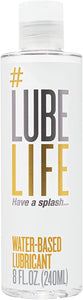 Lube Life Water-Based Personal Lubricant, Lube for Men, Women and Couples, Non-Staining, 12 Fl Oz