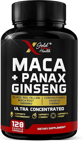 Maca Root Capsules 10,000mg + Korean Panax Gi in Pakistan