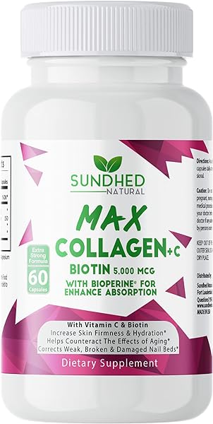 Max Collagen Plus C (60 caps) - All Natural C in Pakistan