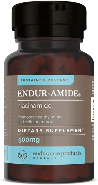 NAD+ Niacinamide B3, Endur-Amide 500mg Sustai in Pakistan