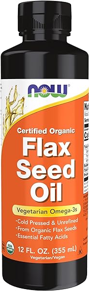 NOW Supplements, Certified Organic Flax Seed in Pakistan