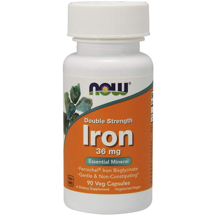 NOW Supplements, Iron 36 mg, Double Strength, Non-Constipating Supplement in Pakistan