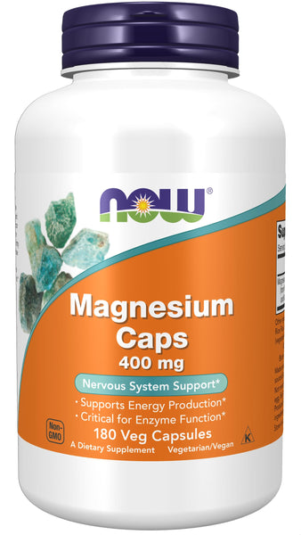 NOW Supplements, Magnesium 400 mg, Enzyme Function*, Nervous System Support*, 180 Veg Capsules in Pakistan NOW Supplements, Magnesium 400 mg, Enzyme Function*, Nervous System Support*, 180 Veg Capsules in Pakistan