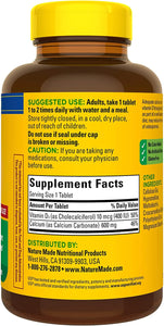 Nature Made Dietary Supplement for Bone Support Calcium with Vitamin D3 in Pakistan