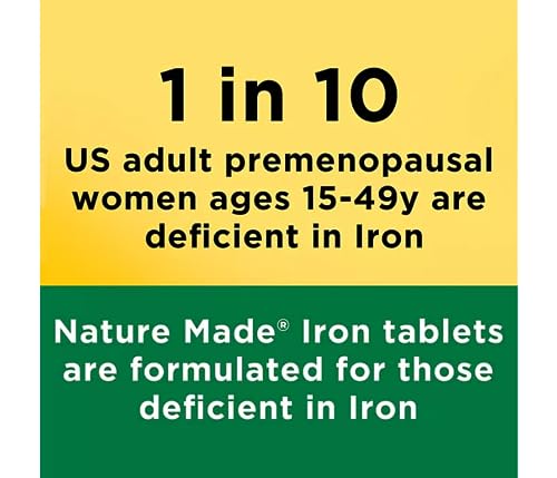 Nature Made Iron 65 mg (from Ferrous Sulfate) Red Blood Supplement in Pakistan