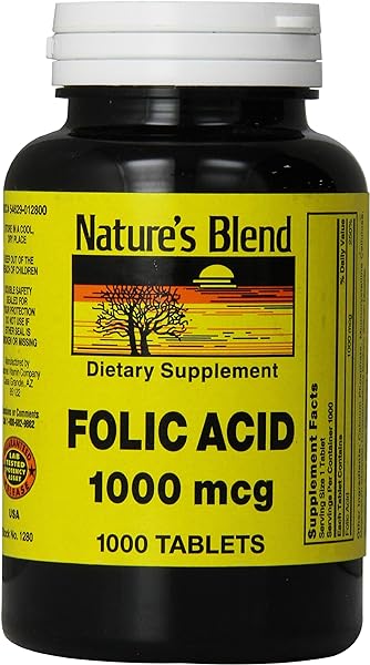 Nature's Blend Folic Acid 1000 mcg 1,000 mcg in Pakistan