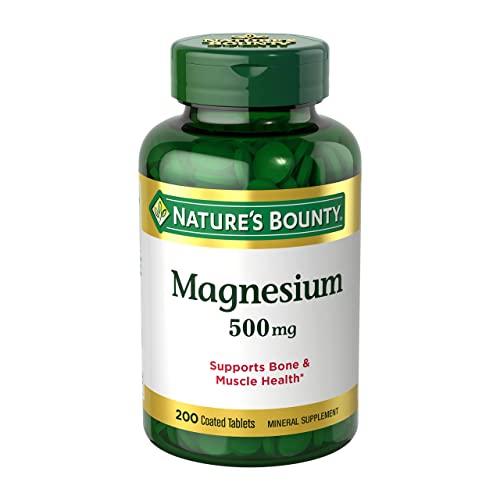 Nature's Bounty Magnesium, Bone and Muscle Health, Whole Body Support, Tablets, 500 Mg, 200 Ct in Pakistan Nature's Bounty Magnesium, Bone and Muscle Health, Whole Body Support, Tablets, 500 Mg, 200 Ct in Pakistan