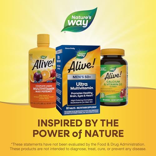 Nature's Way Alive! Men’s 50+ Daily Ultra Multivitamin, Supplement in Pakistan