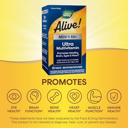 Nature's Way Alive! Men’s 50+ Daily Ultra Multivitamin, Supplement in Pakistan