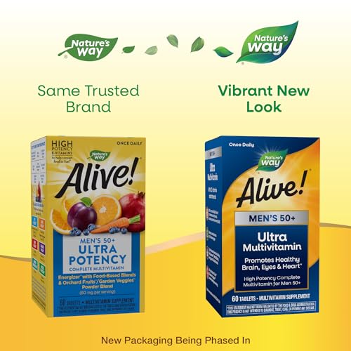 Nature's Way Alive! Men’s 50+ Daily Ultra Multivitamin, Supplement in Pakistan