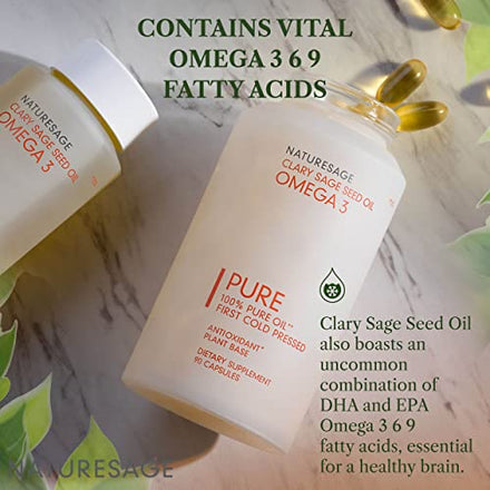 Naturesage Vegan Omega 3 6 9 Supplement Plant Based Fish Oil Supplement in Pakistan