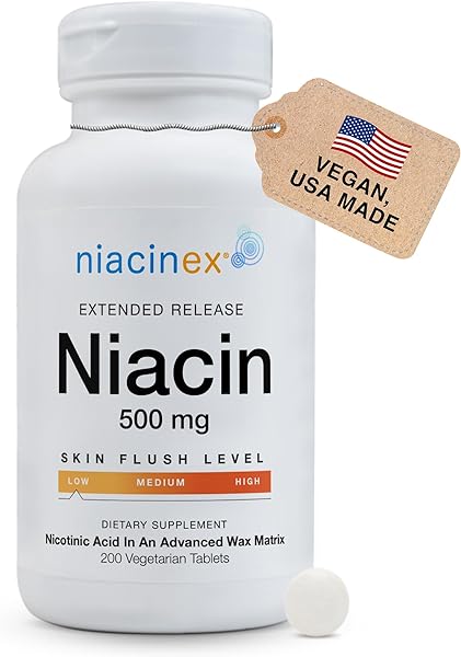 Niacin 500mg Extended Time Release Tablets Mi in Pakistan
