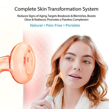 NuDerma Portable Skin Therapy Wand Machine Anti-Aging - Skin Tightening - Wrinkle Reducing