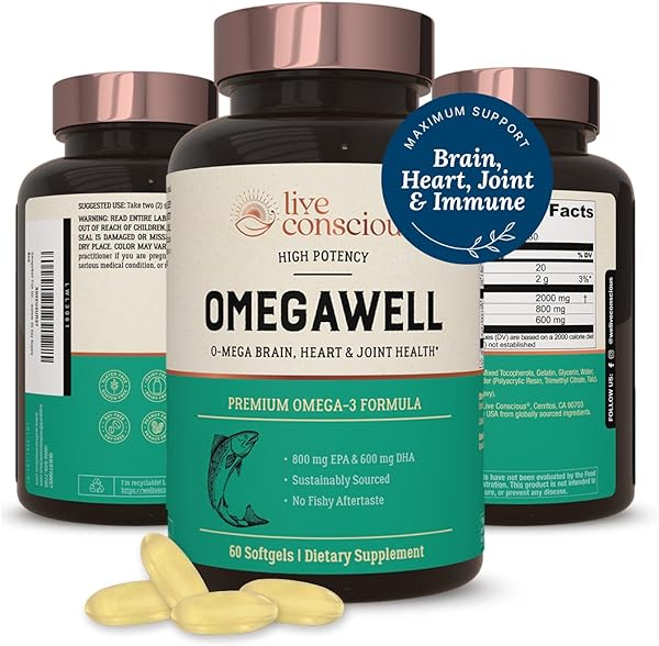 OmegaWell Omega 3 Fish Oil - 2000mg Capsules: in Pakistan