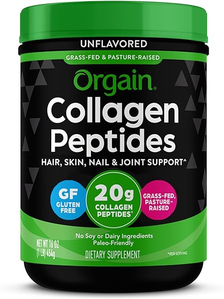 Orgain Hydrolyzed Collagen Peptides Powder, 20g Grass Fed Collagen - Hair, Skin, Nail, & Joint Support Supplement, Paleo & Keto, Non-GMO, Type I and III, 1lb (Packaging May Vary) in Pakistan in Pakistan Orgain Hydrolyzed Collagen Peptides Powder, 20g Grass Fed Collagen - Hair, Skin, Nail, & Joint Support Supplement, Paleo & Keto, Non-GMO, Type I and III, 1lb (Packaging May Vary) in Pakistan in Pakistan