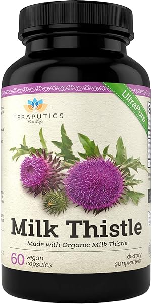 Organic Milk Thistle | Non GMO 2000mg 4X Conc in Pakistan