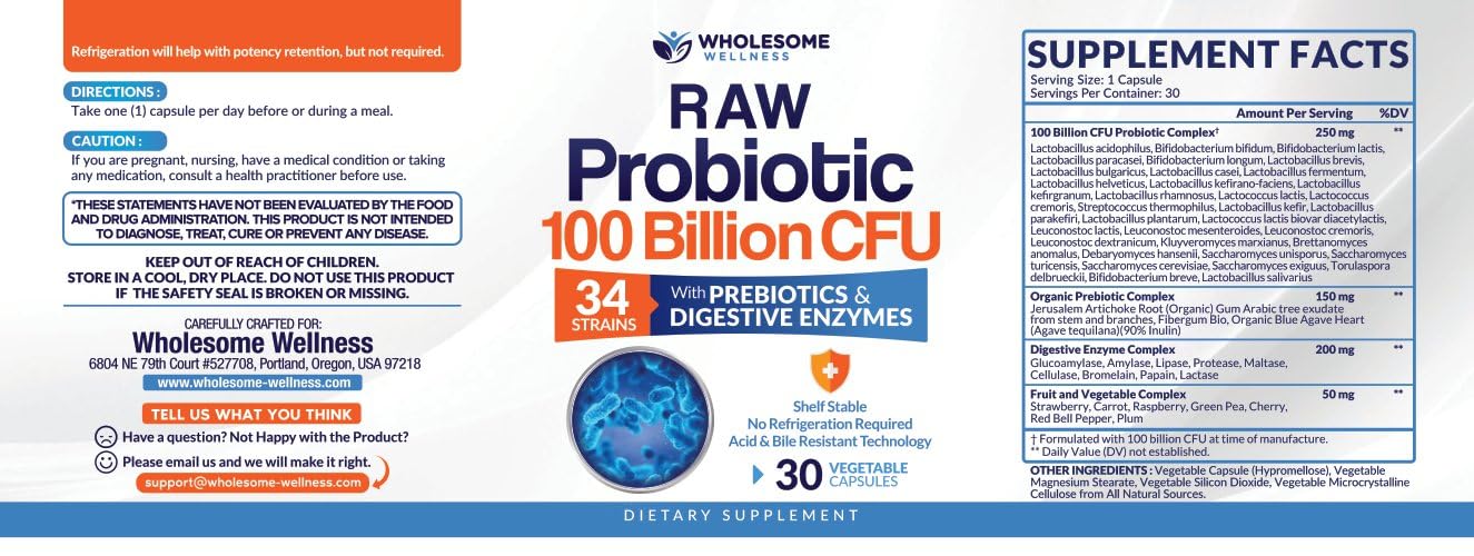 Organic Probiotics 100 Billion CFU, Dr Formulated Probiotics for Women Supplement in Pakistan
