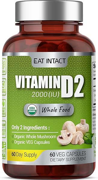 Organic Vegan Whole Food Vitamin D2, 2000 IU in Pakistan