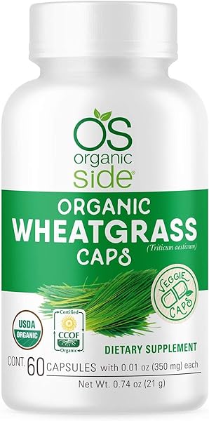 Organic Wheatgrass 60 Capsules - for Energy, in Pakistan