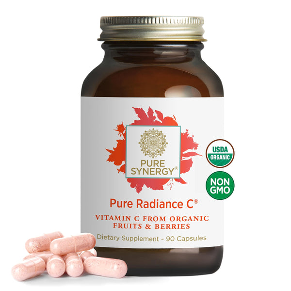 PURE SYNERGY Pure Radiance C | Organic Vitamin C Capsules | 100% Natural, Whole Food, Non-GMO Supplement with Camu Camu Extract | for Immune and Collagen Support (90 Capsules) in Pakistan PURE SYNERGY Pure Radiance C | Organic Vitamin C Capsules | 100% Natural, Whole Food, Non-GMO Supplement with Camu Camu Extract | for Immune and Collagen Support (90 Capsules) in Pakistan