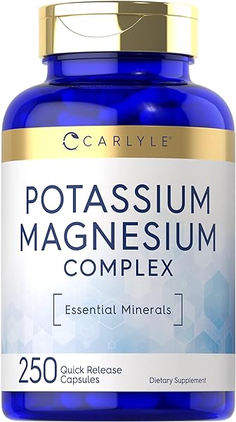Potassium Magnesium Supplement | 250 Count | Non-GMO & Gluten Free Complex | by Carlyle in Pakistan in Pakistan Potassium Magnesium Supplement | 250 Count | Non-GMO & Gluten Free Complex | by Carlyle in Pakistan in Pakistan