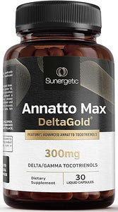 Premium Annatto Tocotrienol Supplement – Vitamin E Tocotrienols with DeltaGold – Tocotrienols Vitamin E 300 mg – Supports Liver, Immune & Heart Health - Delta + Gamma Tocotrienols (30 Liquid Capsules) in Pakistan