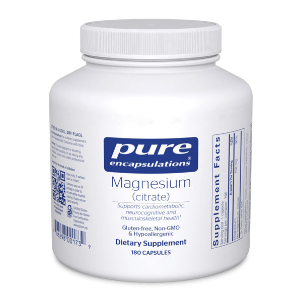 Pure Encapsulations Magnesium (Citrate) - Supplement for Sleep, Heart Health, Cognitive Health, Bone Health, Energy, Muscles, and Metabolism* - with Premium Magnesium - 180 Capsules in Pakistan Pure Encapsulations Magnesium (Citrate) - Supplement for Sleep, Heart Health, Cognitive Health, Bone Health, Energy, Muscles, and Metabolism* - with Premium Magnesium - 180 Capsules in Pakistan