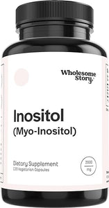 Pure Inositol Supplement | Myo-Inositol Supplement | Inositol Powder Capsules | Myoinositol | Inositol 2000mg | Male and Female Fertility Supplement | Vitamin B8 | 120 Inositol Supplement Caps in Pakistan