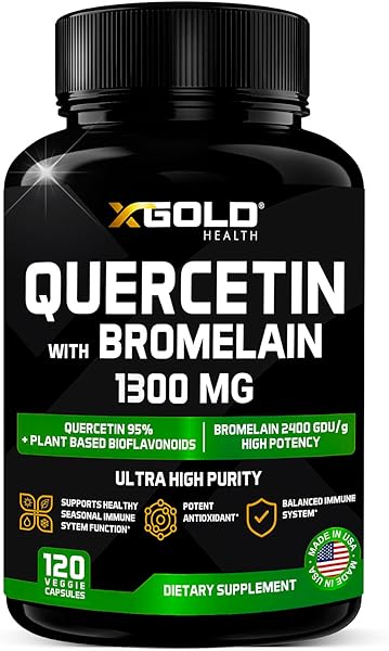 Quercetin + Bromelain 1,300mg – Quercetin: in Pakistan
