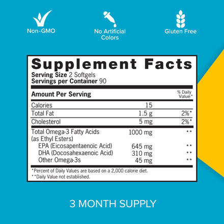 Qunol Fish Oil Omega 3 Mini Softgels, Heart Health Support, Supplement in Pakistan