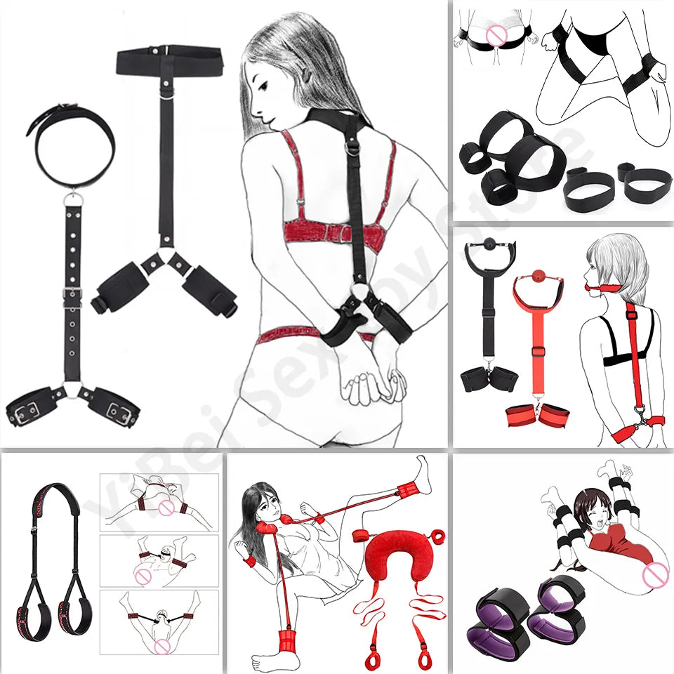 BDSM Bondage Set Bondage Objects Fetish Sex Toys C in Pakistan - NIFDO