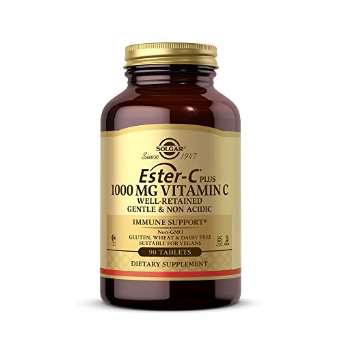 Solgar Ester-C Plus 1000 mg Vitamin C (Ascorbate Complex), 90 Tablets - Gentle On The Stomach & Non Acidic - Antioxidant & Immune System Support - Non GMO, Vegan, Gluten Free, Kosher - 90 Servings in Pakistan Solgar Ester-C Plus 1000 mg Vitamin C (Ascorbate Complex), 90 Tablets - Gentle On The Stomach & Non Acidic - Antioxidant & Immune System Support - Non GMO, Vegan, Gluten Free, Kosher - 90 Servings in Pakistan