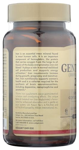 Solgar Gentle Iron - Ideal for Sensitive StomachsRed Blood Cell Supplement in Pakistan