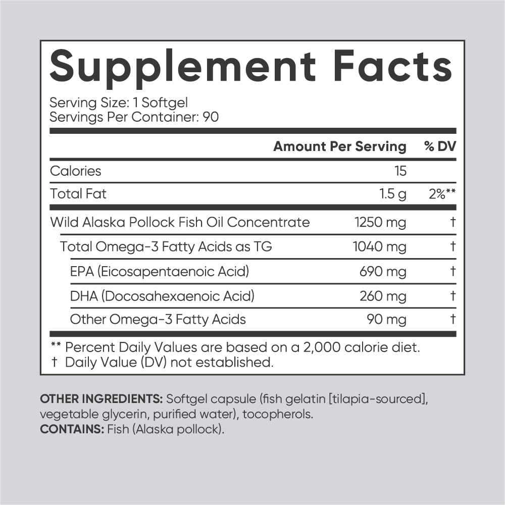 Sports Research Triple Strength Omega 3 Fish Oil - Burpless Fish Oil Supplement in Pakistan
