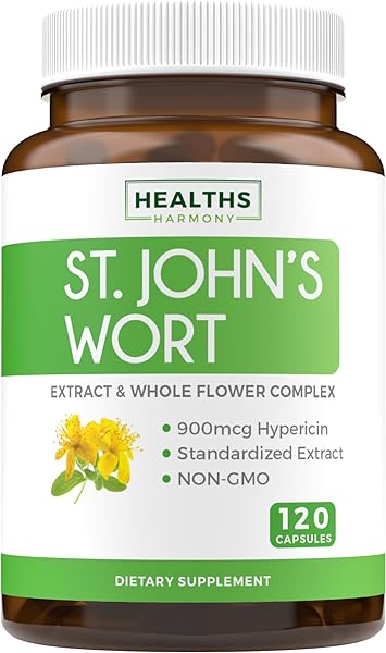 St. John's Wort - 120 Capsules (Non-GMO) Effe in Pakistan