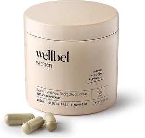 WELLBEL Women Clean Supplement for Hair, Skin, and Nails, Vegan, Gluten Free and Non GMO 90 Count in Pakistan