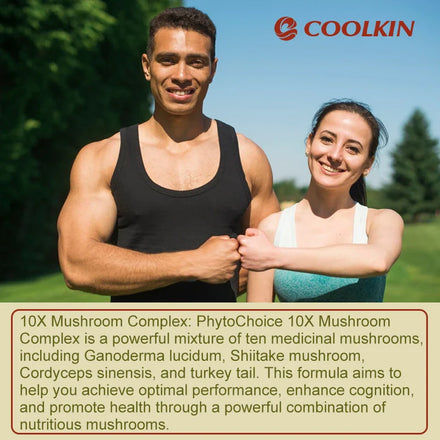 10 Mushroom Complex - Enhance Brain Memory and Concentration, Keep The Mind Clear and Relieve Stress