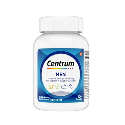 120 capsules Centrum 120 capsules, men's vitamin mineral B dietary supplement with lycopene