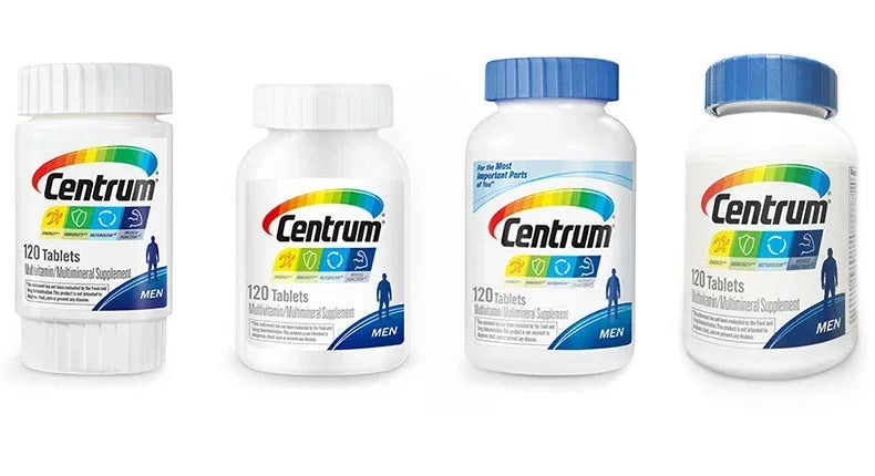 120 capsules Centrum 120 capsules, men's vitamin mineral B dietary supplement with lycopene