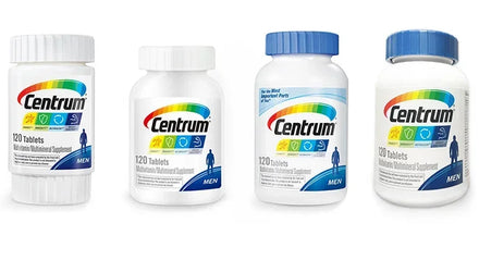 120 capsules Centrum 120 capsules, men's vitamin mineral B dietary supplement with lycopene