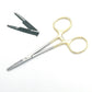 12.5cm 14cm German Reusable TC Olsen-Hegar Needle Holder Suture Scissors Veterinary Orthopedic Implants Fishing Forceps Surgical
