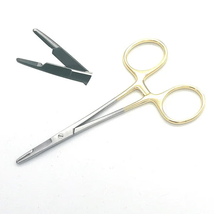 12.5cm 14cm German Reusable TC Olsen-Hegar Needle Holder Suture Scissors Veterinary Orthopedic Implants Fishing Forceps Surgical