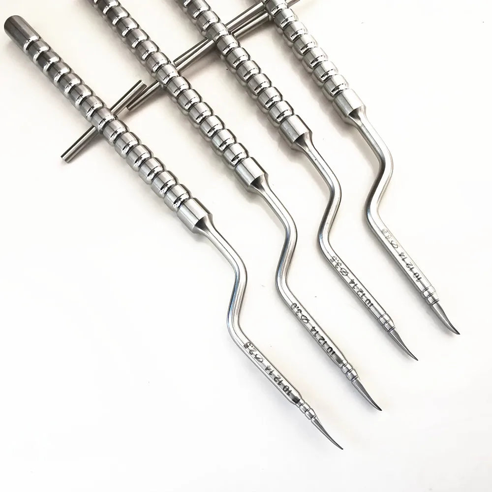 1Set Dental implant bone Compression Osteotome Instruments Dental tooth extraction tool maxillary Sinus Lift Bended Tips
