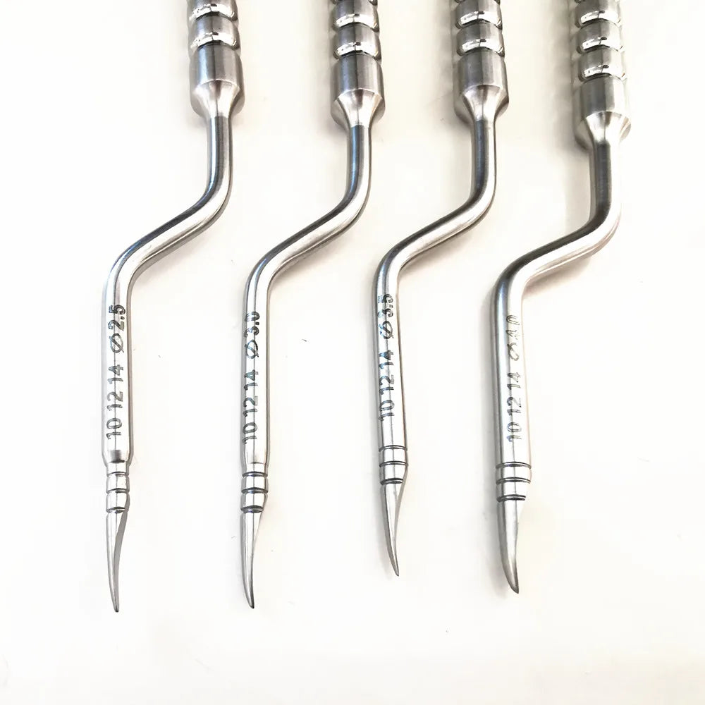 1Set Dental implant bone Compression Osteotome Instruments Dental tooth extraction tool maxillary Sinus Lift Bended Tips