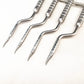 1Set Dental implant bone Compression Osteotome Instruments Dental tooth extraction tool maxillary Sinus Lift Bended Tips