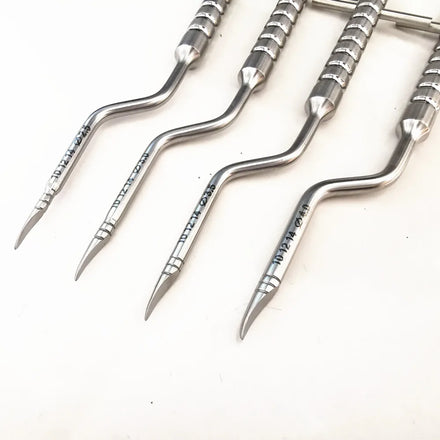 1Set Dental implant bone Compression Osteotome Instruments Dental tooth extraction tool maxillary Sinus Lift Bended Tips