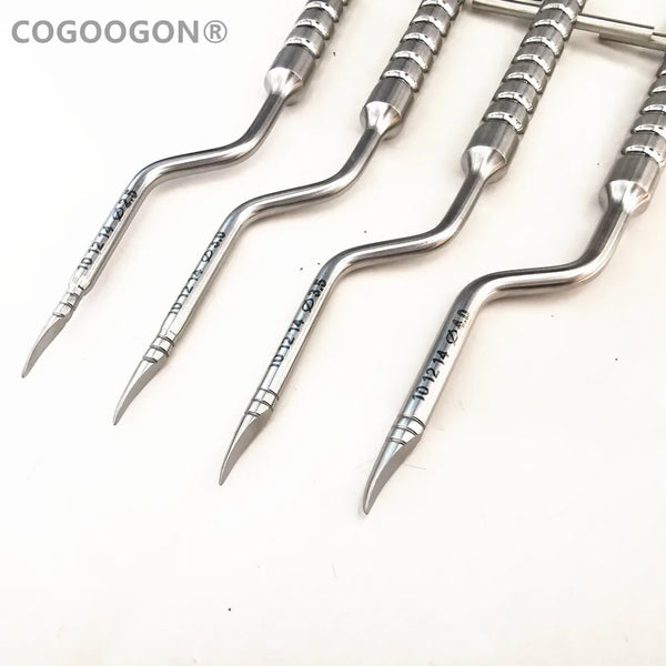 1Set Dental implant bone Compression Osteotome Instruments Dental tooth extraction tool maxillary Sinus Lift Bended Tips in Pakistan
