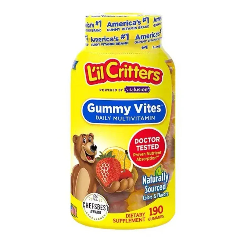 1 Bottle190 Capsules Of Bear Candy Children's