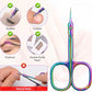 1pc Cuticle Scissors Extra Fine for Manicure and Pedicure Curved Blade Nail Scissors Cuticles Professional Small Scissors